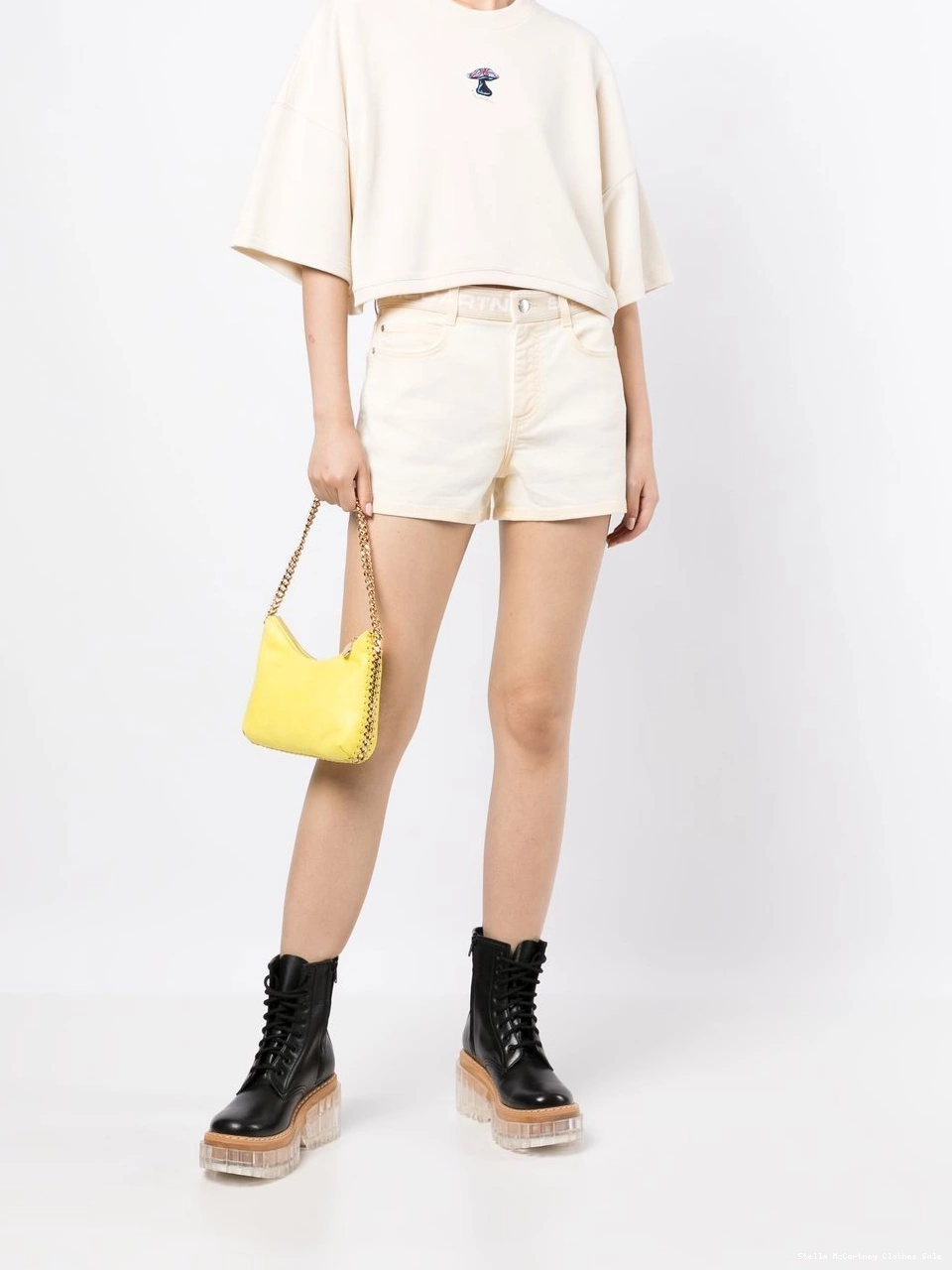 Cheap mini shorts Stella Women McCartney logo-waistband 0812